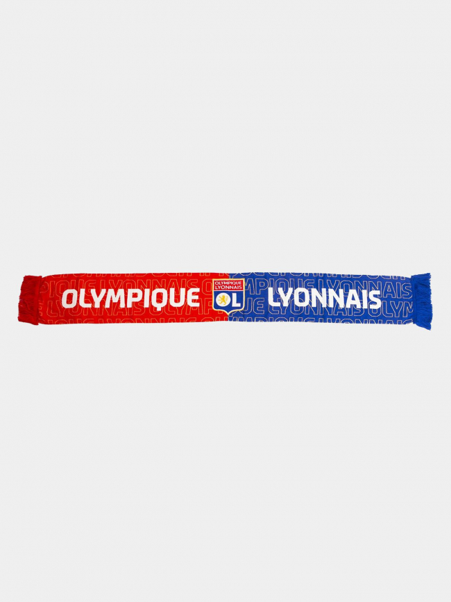 Écharpe de supporter OL rouge bleu - Olympique Lyonnais
