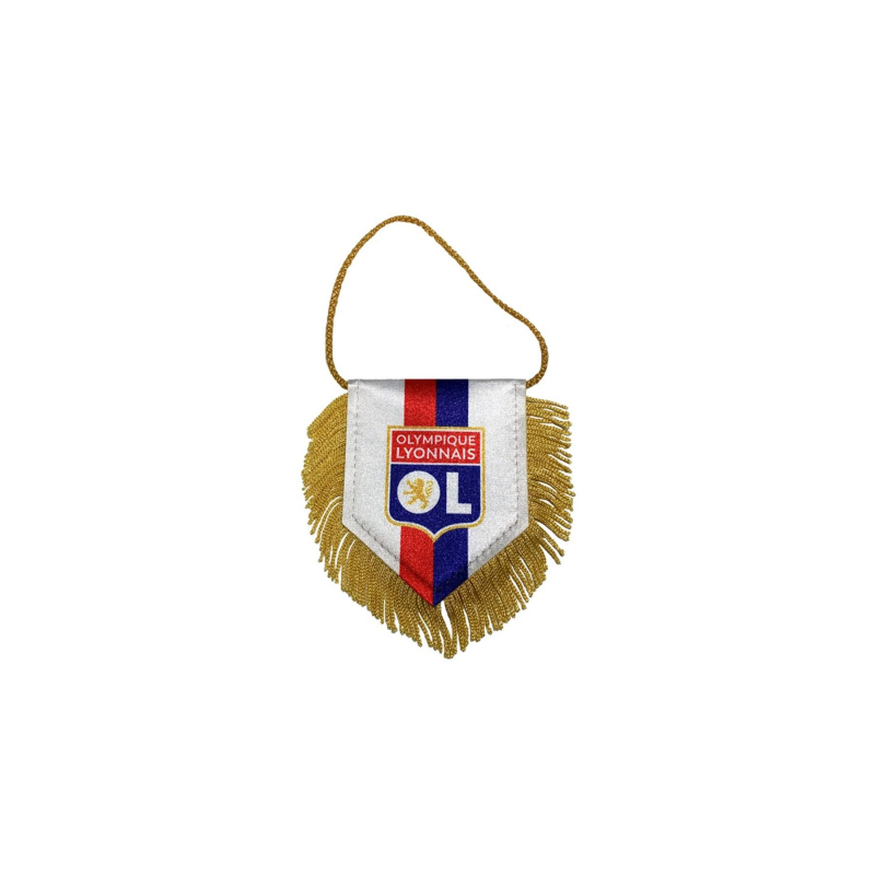 Fanion blason olympique lyonnais mini blanc - OL