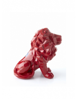 Statuette lion officielle rouge - Olympique Lyonnais