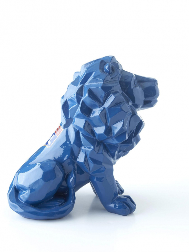 Statuette lion olympique lyonnais officielle bleu - OL