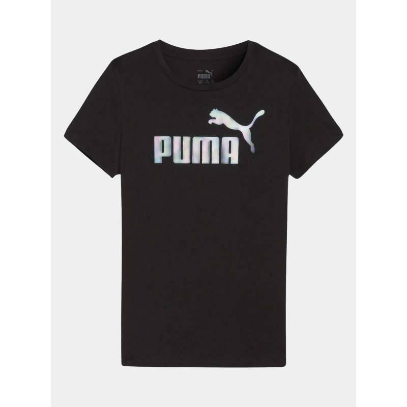 T-shirt graphic logo noir femme - Puma