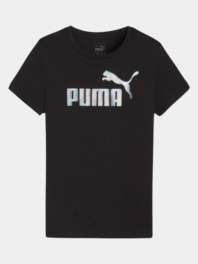 T-shirt graphic logo noir femme - Puma