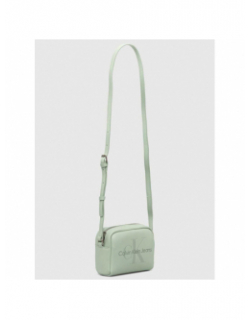 Sac bandoulière sculpted vert d'eau femme - Calvin Klein Jeans