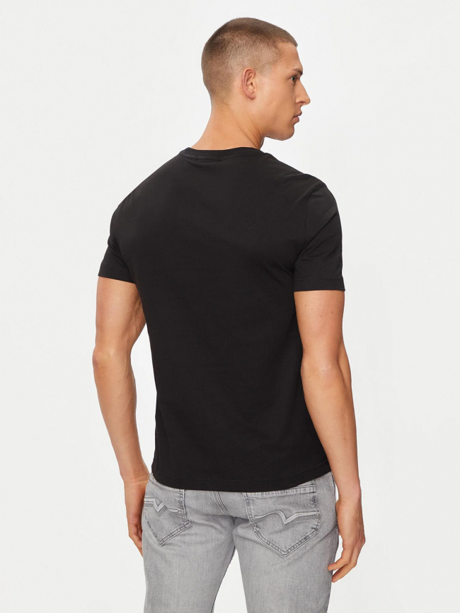 T-shirt brush logo noir homme - Calvin Klein