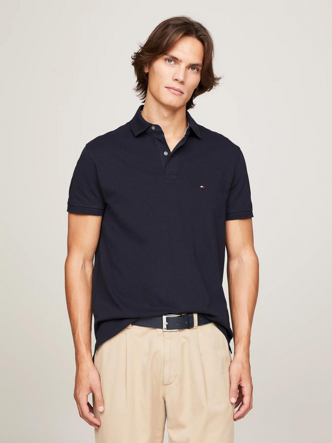 Polo 1985 regular bleu marine homme - Tommy Hilfiger