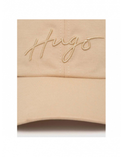 Casquette ally-j logo beige femme - Hugo