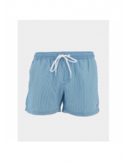 Short de bain rayé surf oslo bleu homme - Lagon Bleu