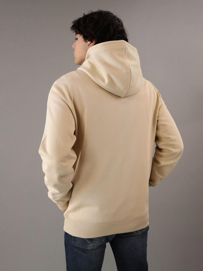 Sweat seasonal monologo beige homme - Calvin Klein Jeans