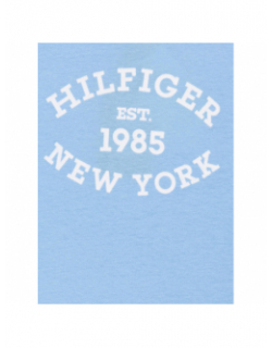 T-shirt monotype floc bleu ciel enfant - Tommy Hilfiger