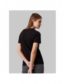 T-shirt institutional straight noir femme - Calvin Klein Jeans