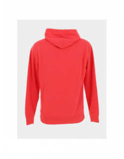 Sweat à capuche logo brodé rouge clair homme - Champion