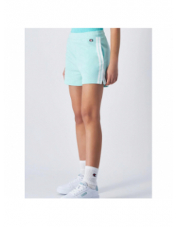 Short logo brodé vert d'eau femme - Champion