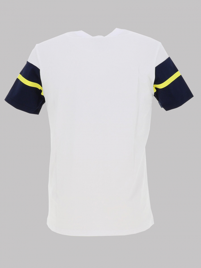 T-shirt wimbledon jaune blanc homme - Comme Des Loups