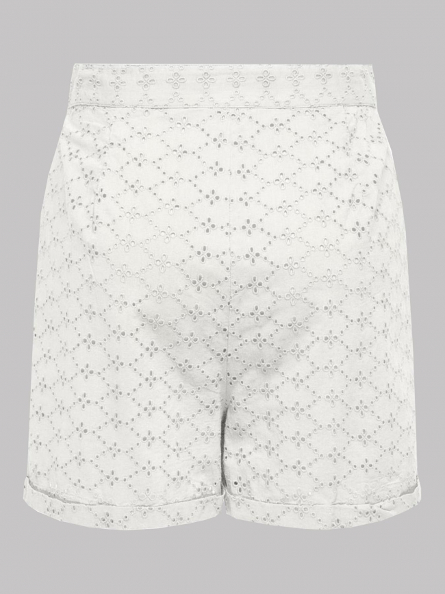 Short saldi emb broderie blanc femme - Only