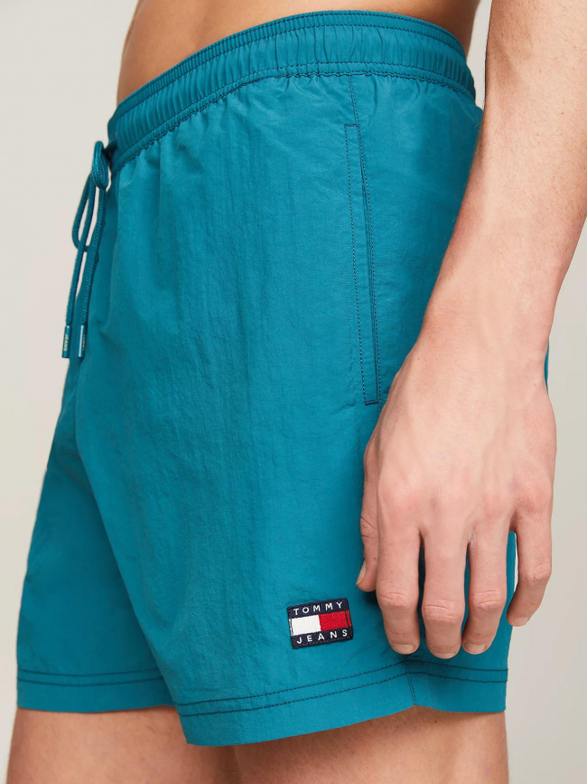 Short de bain crinkle nylon bleu homme - Tommy Jeans