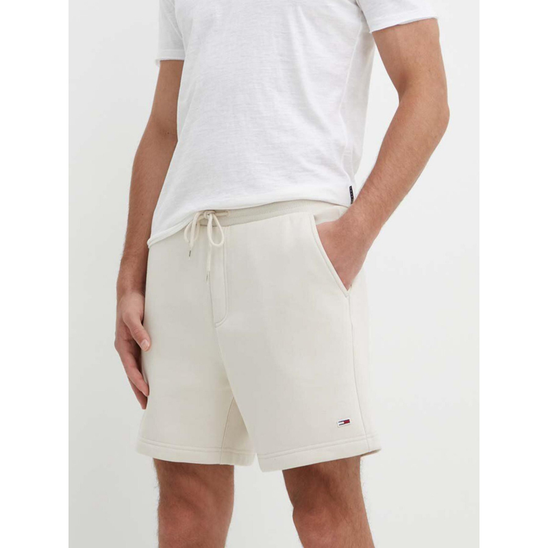 Short molletonné beach fleece beige homme - Tommy Jeans