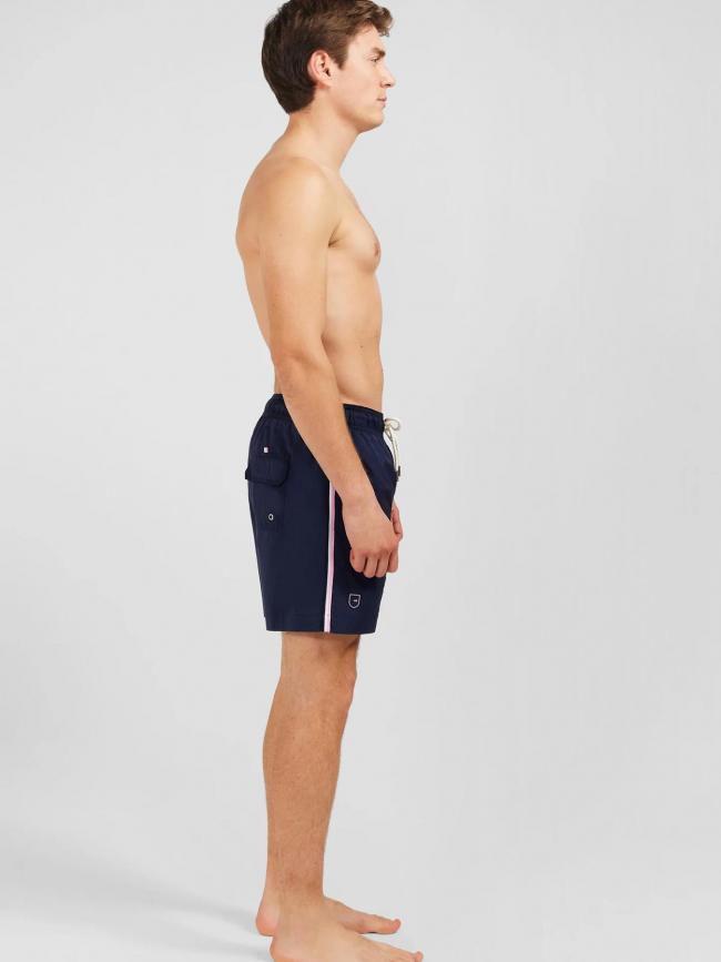 Short de bain deuxième ligne bleu marine homme - Eden Park