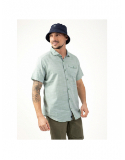 Chemise manches courtes vert homme - Sun Valley