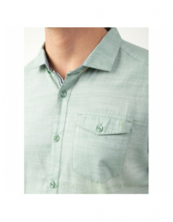 Chemise manches courtes vert homme - Sun Valley