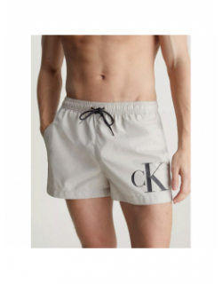 Short de bain drawstring beige homme - Calvin Klein