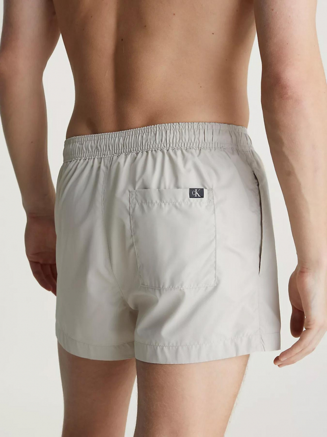 Short de bain drawstring beige homme - Calvin Klein