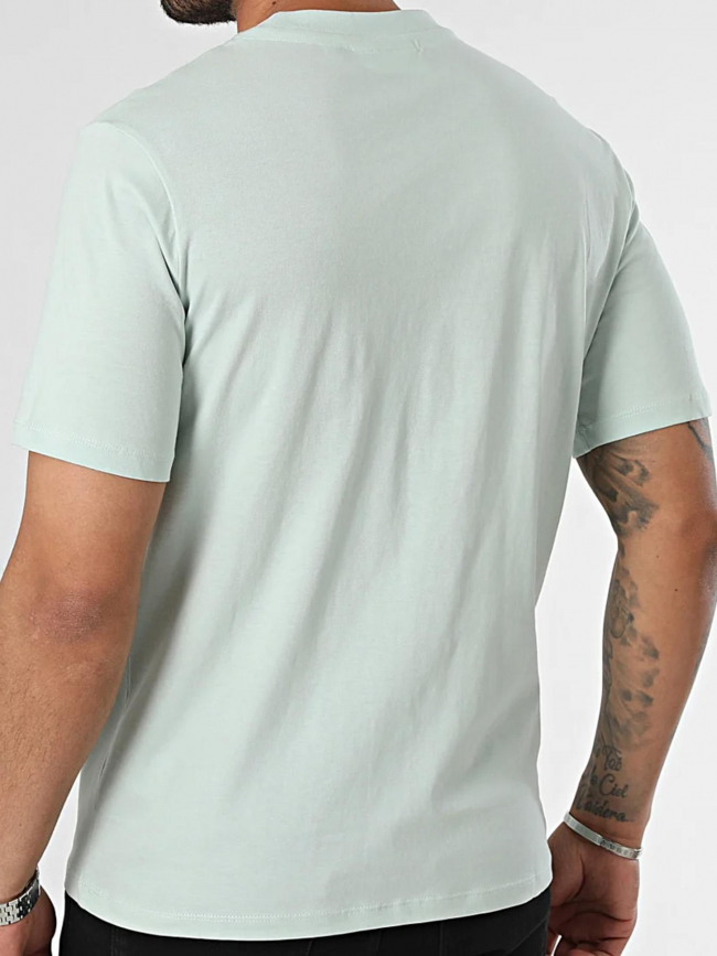 T-shirt logo triade vert d'eau homme - Sergio Tacchini