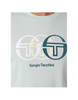 T-shirt logo triade vert d'eau homme - Sergio Tacchini