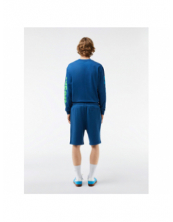 Short long logo bleu homme - Lacoste