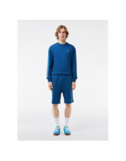 Short long logo bleu homme - Lacoste