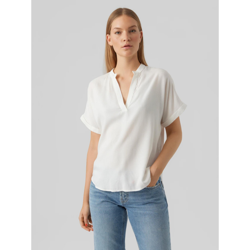 T-shirt beauty blanc femme - Vero Moda