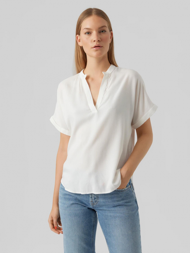 T-shirt beauty blanc femme - Vero Moda