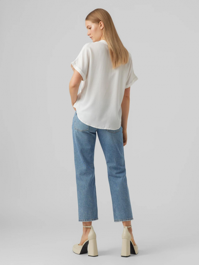 T-shirt beauty blanc femme - Vero Moda