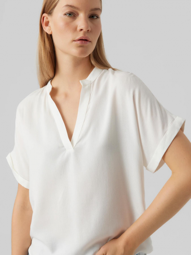 T-shirt beauty blanc femme - Vero Moda