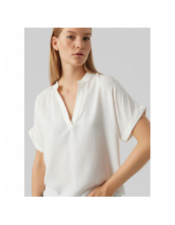 T-shirt beauty blanc femme - Vero Moda