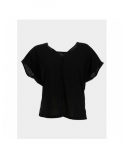 Top col v joy linnen noir femme - Vero Moda