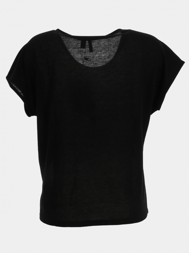 Top col v joy linnen noir femme - Vero Moda