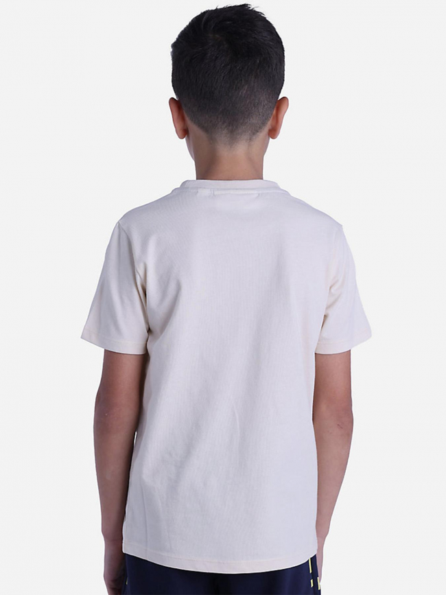 T-shirt pixel co beige enfant - Sergio Tacchini