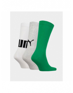 Lot de 3 paires de chaussettes logo blanc unisexe - Puma