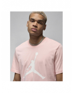 T-shirt logo jordan jumpman rose homme - Nike