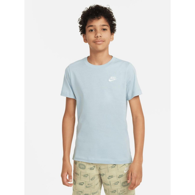 T-shirt nsw emb futura bleu ciel enfant - Nike