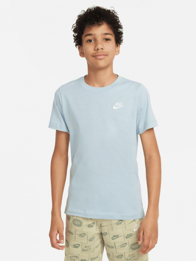 T-shirt nsw emb futura bleu ciel enfant - Nike