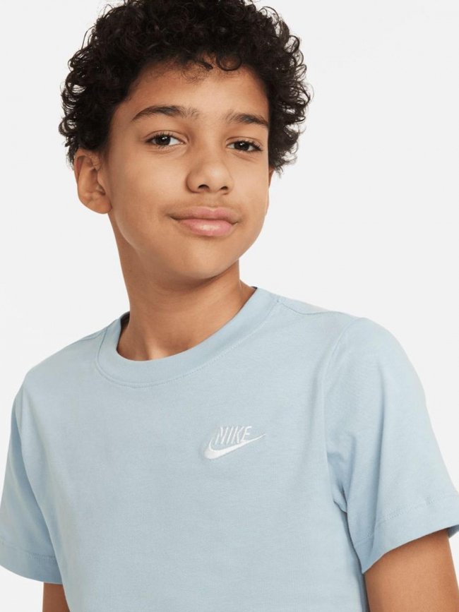 T-shirt nsw emb futura bleu ciel enfant - Nike