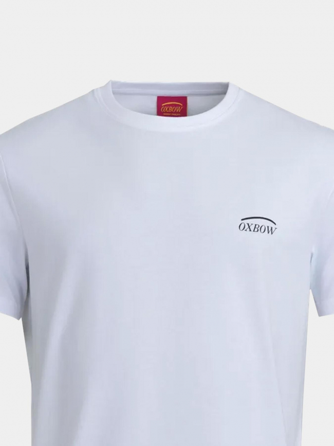 T-shirt steflo imprimé blanc homme - Oxbow