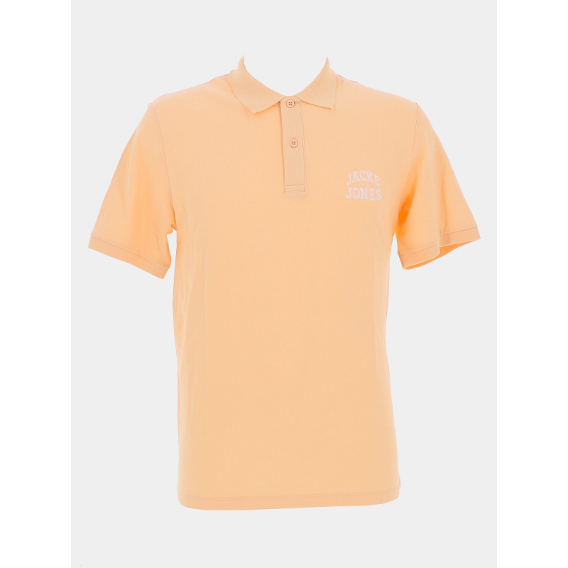 Polo manches courtes super abricot homme - Jack & Jones