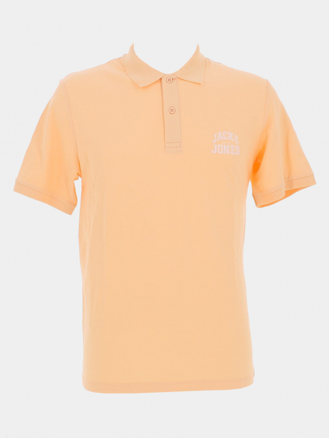 Polo manches courtes super abricot homme - Jack & Jones