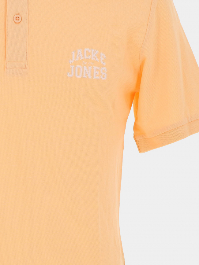 Polo manches courtes super abricot homme - Jack & Jones