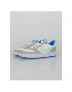 Baskets court borough recraft gs blanc gris vert enfant - Nike