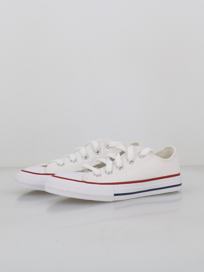 Baskets basses chuck taylor all star blanc enfant - Converse