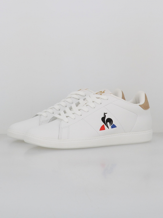 Baskets courtset 2 optical blanc homme - Le Coq Sportif