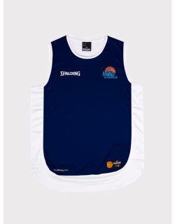 Maillot de basketball as la chapelle tank bleu marine - Spalding